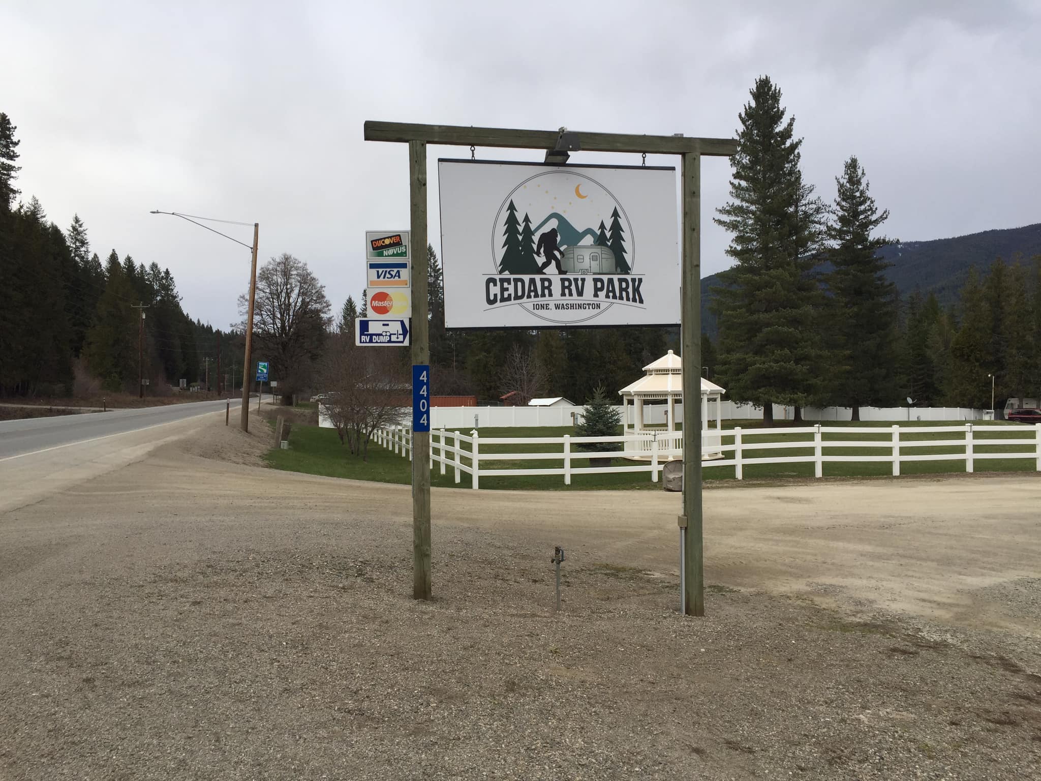 Cedar Rv Park Sign